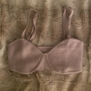 Babaton sculpt knit bra top NWOT